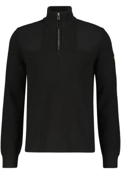 Herren Strickpullover mit Troyerkragen COMMANDER