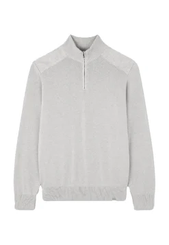 Herren Strickpullover mit Leinendetails