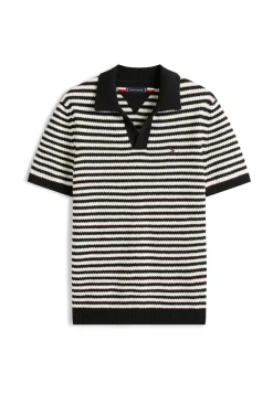 Herren Strickpullover mit Polokragen KNITTED TEXTURED POLO