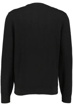 Herren Strickpullover mit Fischgrätmuster SIMO