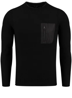 Herren Strickpullover MST FLOOR ROUND