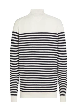 Herren Strickpullover RACKING STRUCTURE ZIP MOCK