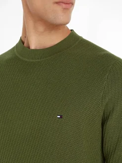 Herren Strickpullover RECTANGULAR STRUCTURE CREW