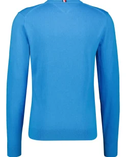 Herren Strickpullover Rundhals Baumwolle/Kaschmir Regular Fit