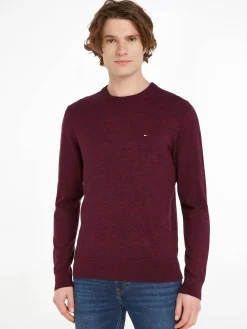 Herren Strickpullover Rundhals Baumwolle/Kaschmir Regular Fit