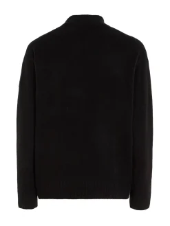 Herren Strickpullover Troyer mit Knopfleiste und Reißverschluss