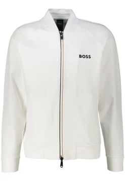 Herren Sweatjacke aus Stretch-Gabardine SAMOO Regular Fit