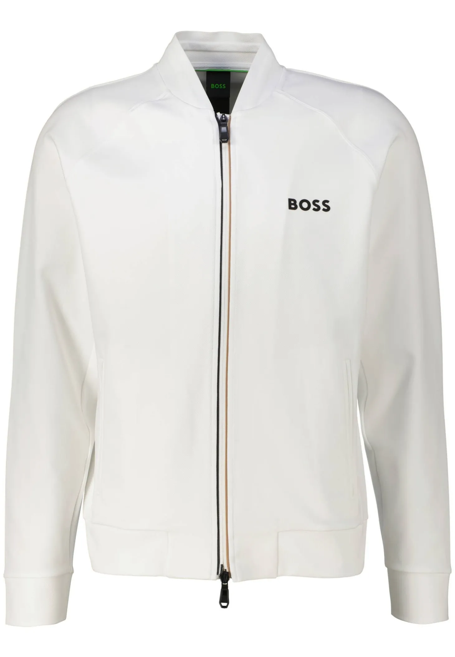 Herren Sweatjacke aus Stretch-Gabardine SAMOO Regular Fit