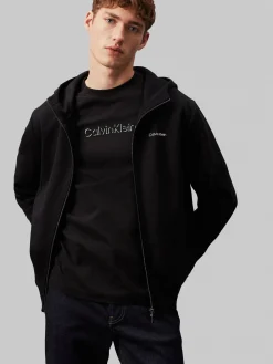 Herren Sweatjacke mit Kapuze MICRO LOGO REPREVE HOODIE JACKET