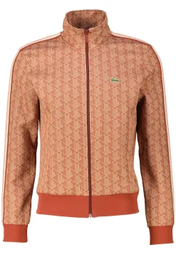 Herren Sweatjacke mit Monogramm-Print