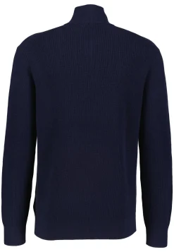 Herren Troyer aus Baumwolle und Merinowolle COTTON MERINO RIBBED HALF ZIP