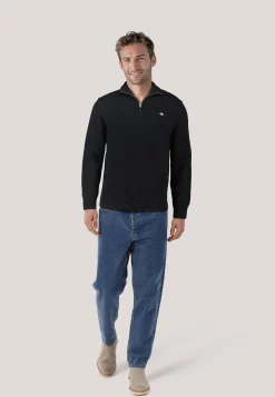 Herren Troyer CASUAL COTTON HALF ZIP