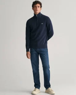 Herren Troyer CASUAL COTTON HALF ZIP