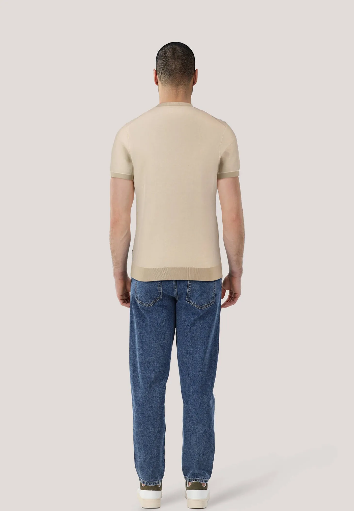 Herren T-Shirt aus Feinstrick H-JIANFRANCO