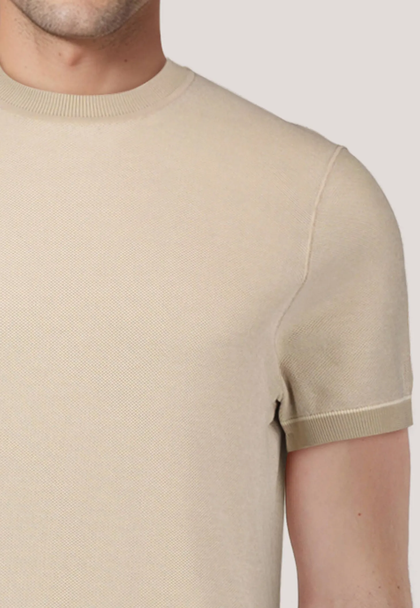 Herren T-Shirt aus Feinstrick H-JIANFRANCO