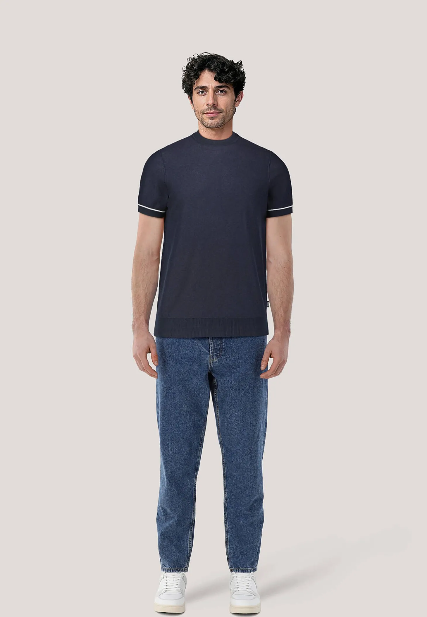 Herren T-Shirt aus Feinstrick H-JIANFRANCO