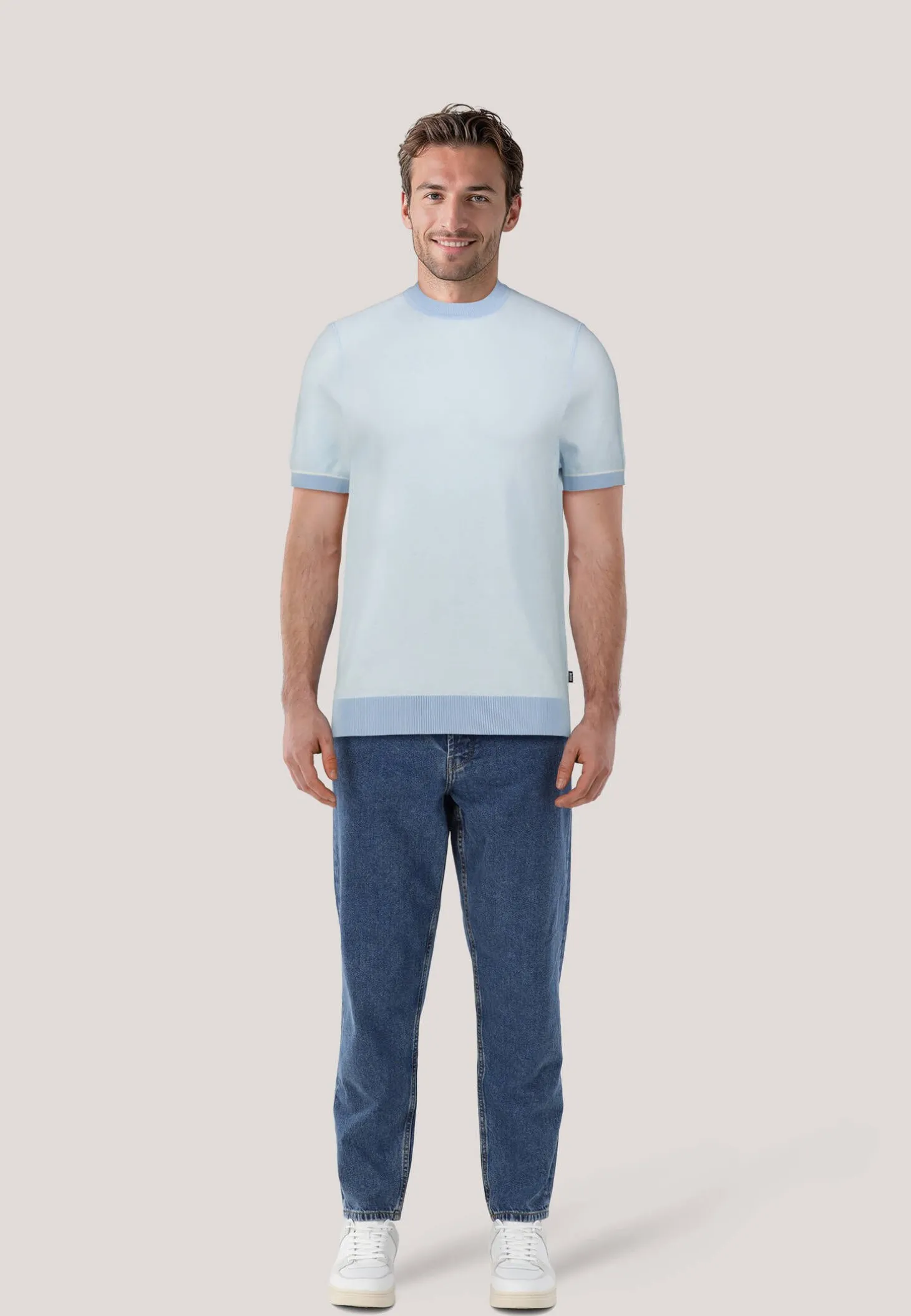 Herren T-Shirt aus Feinstrick H-JIANFRANCO