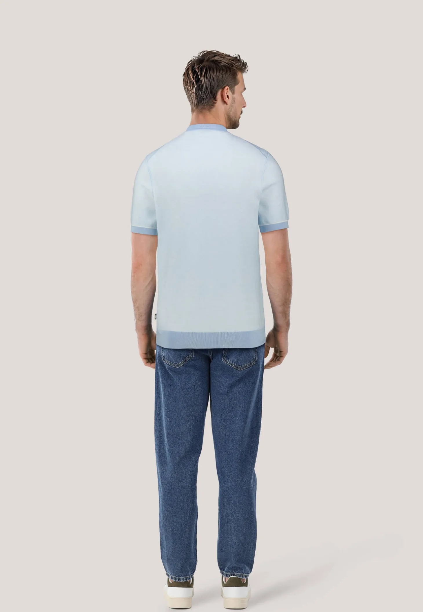 Herren T-Shirt aus Feinstrick H-JIANFRANCO