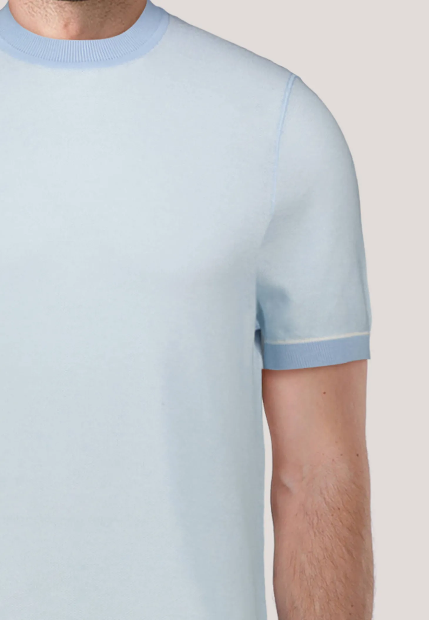 Herren T-Shirt aus Feinstrick H-JIANFRANCO