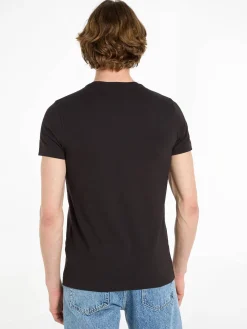 Herren T-Shirt aus Stretch-Jersey Slim Fit