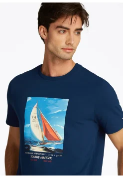 Herren T-Shirt COLOR PHOTO PRINT TEE Regular Fit
