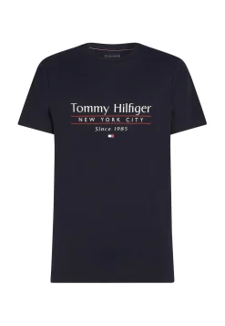 Herren T-Shirt HILFIGER CENTER STACK TEE Regular Fit