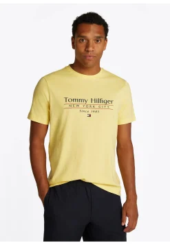 Herren T-Shirt HILFIGER CENTER STACK TEE Regular Fit