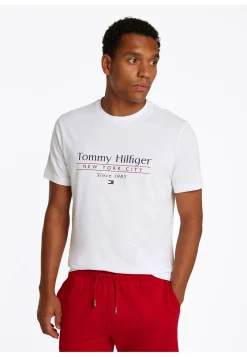 Herren T-Shirt HILFIGER CENTER STACK TEE Regular Fit