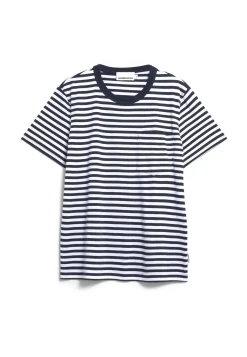 Herren T-Shirt MAARKOS POCKET STRIPES