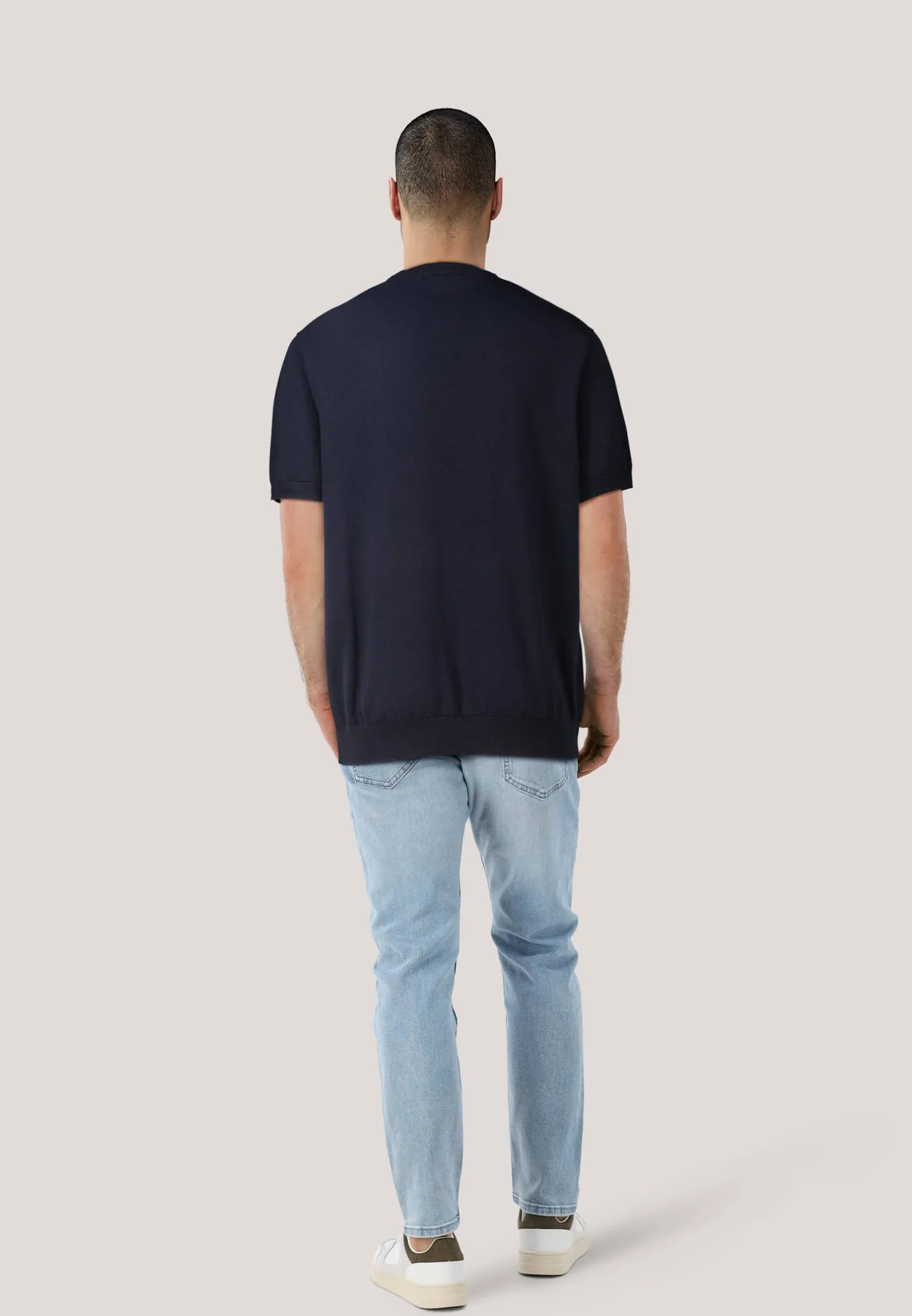 Herren T-Shirt mit Kaschmir Regular Fit