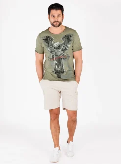 Herren T-Shirt MT SUNSET HILLS Regular Fit Kurzarm