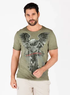 Herren T-Shirt MT SUNSET HILLS Regular Fit Kurzarm
