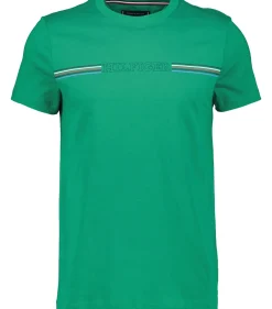 Herren T-Shirt STRIPE CHEST Slim Fit Kurzarm