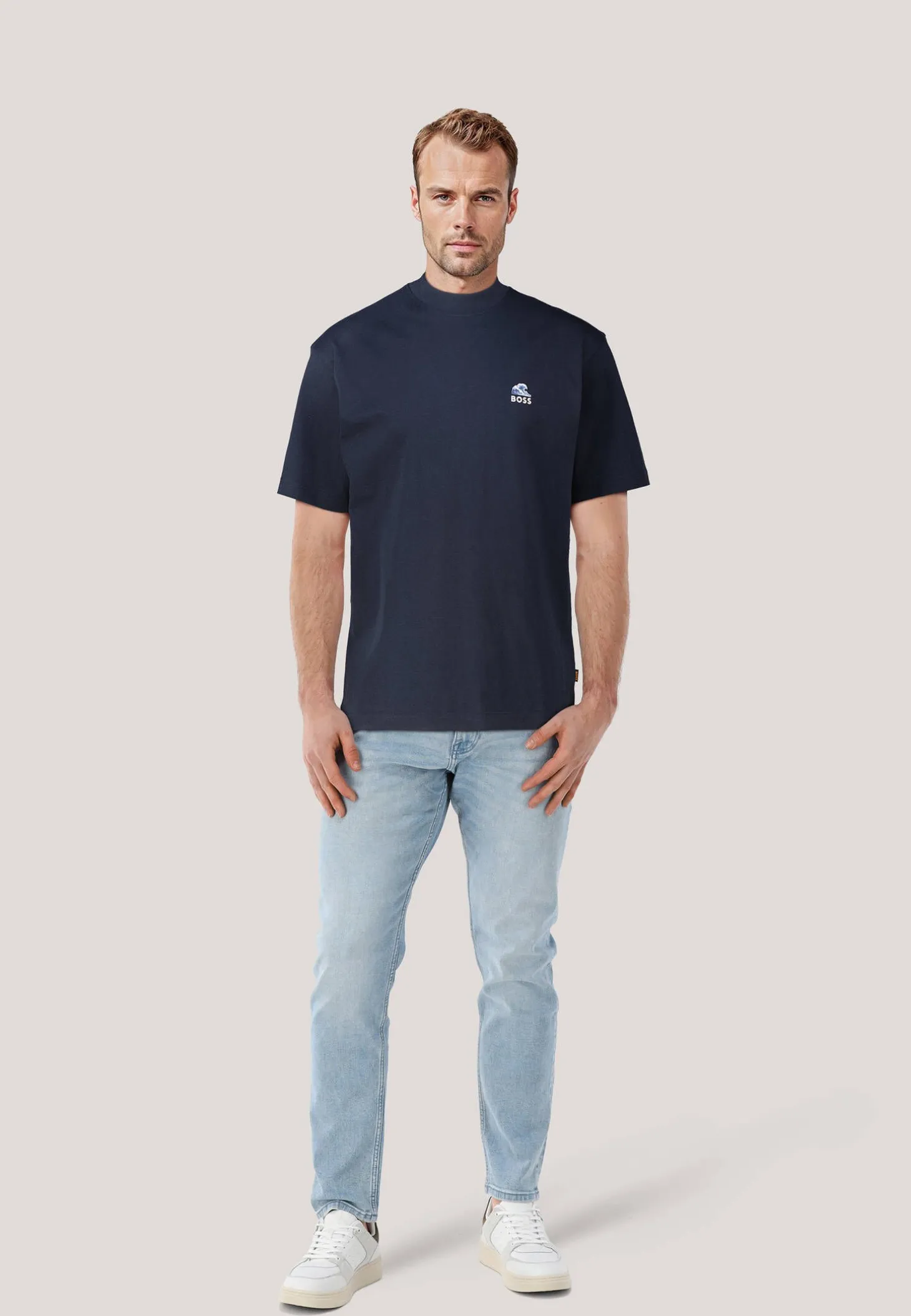 Herren T-Shirt TE_NUMBERS Relaxed Fit