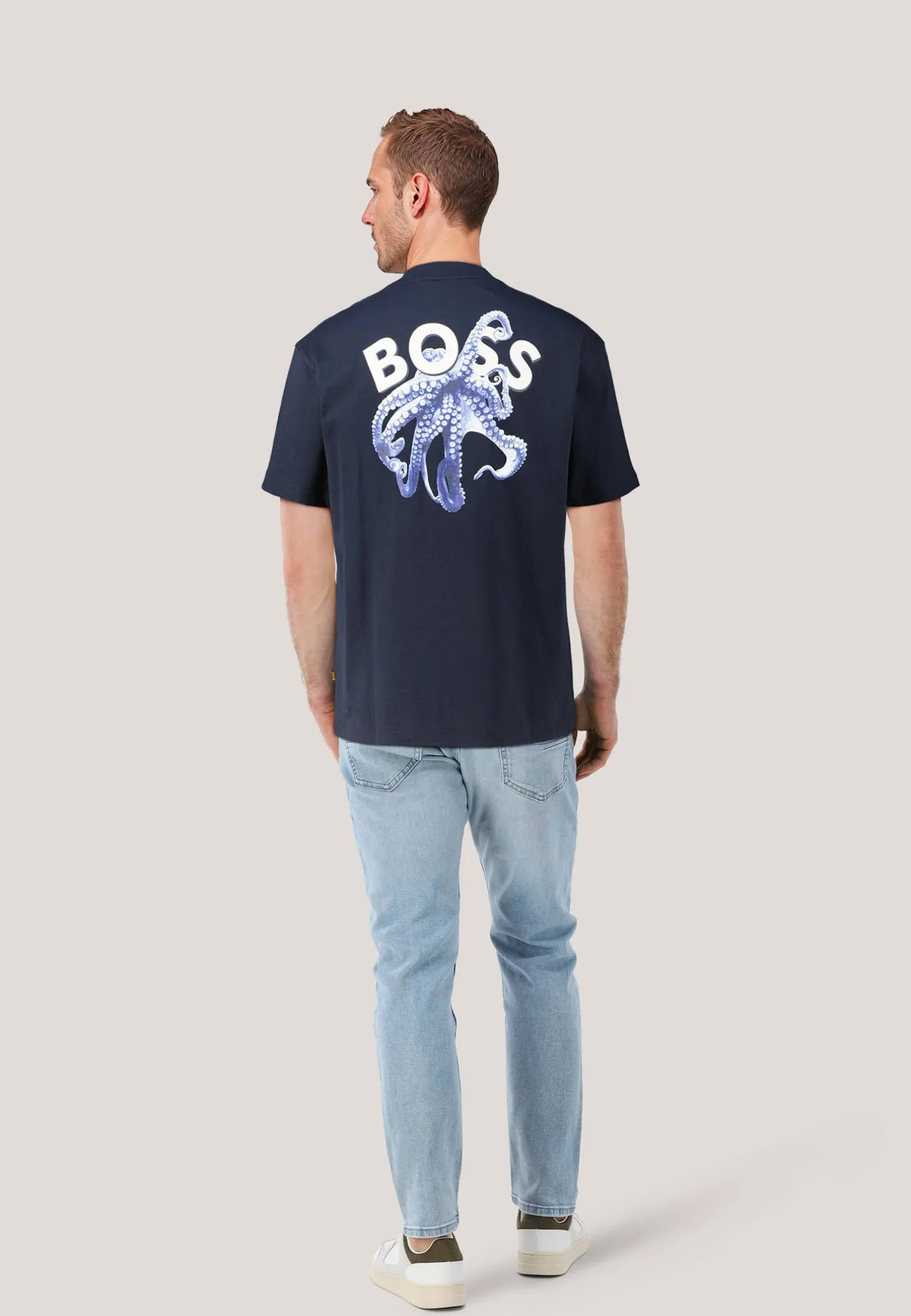 Herren T-Shirt TE_NUMBERS Relaxed Fit