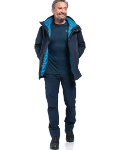 Herren Wanderjacke mit Thermo-Innenjacke 3 in 1 JACKET AUERSPITZ