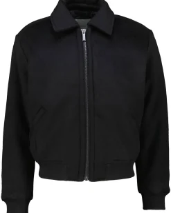 Herren Winterjacke mit Wolle und Daunenwattierung WOOL BLEND PADDED BOMBER JACKET