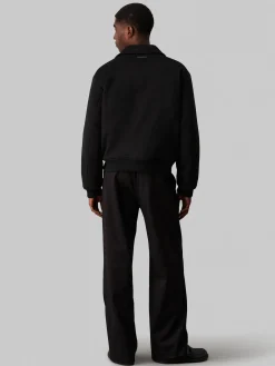 Herren Winterjacke mit Wolle und Daunenwattierung WOOL BLEND PADDED BOMBER JACKET