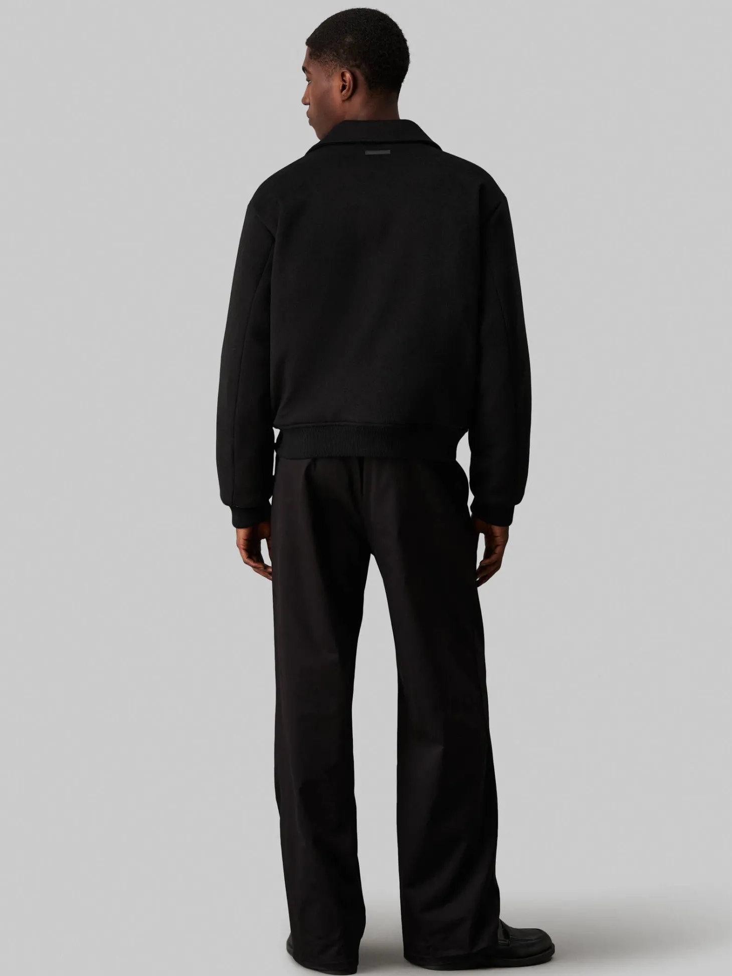 Herren Winterjacke mit Wolle und Daunenwattierung WOOL BLEND PADDED BOMBER JACKET