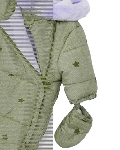 Kinder Schneeoverall STERNE/BLUMEN