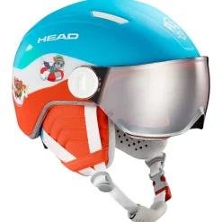 Kinder Skihelm mit Visier MAJA VISOR PAW