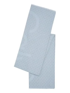 Schal aus Wollgemisch mit All-Over-Print