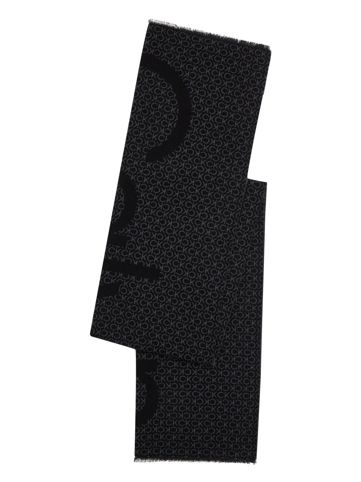 Schal aus Wollgemisch mit All-Over-Print