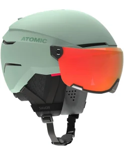 Skihelm SAVOR VISOR PHOTO PISTACHIO