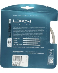 Tennissaiten ALU POWER VIBE SET White/Pearl 1,25